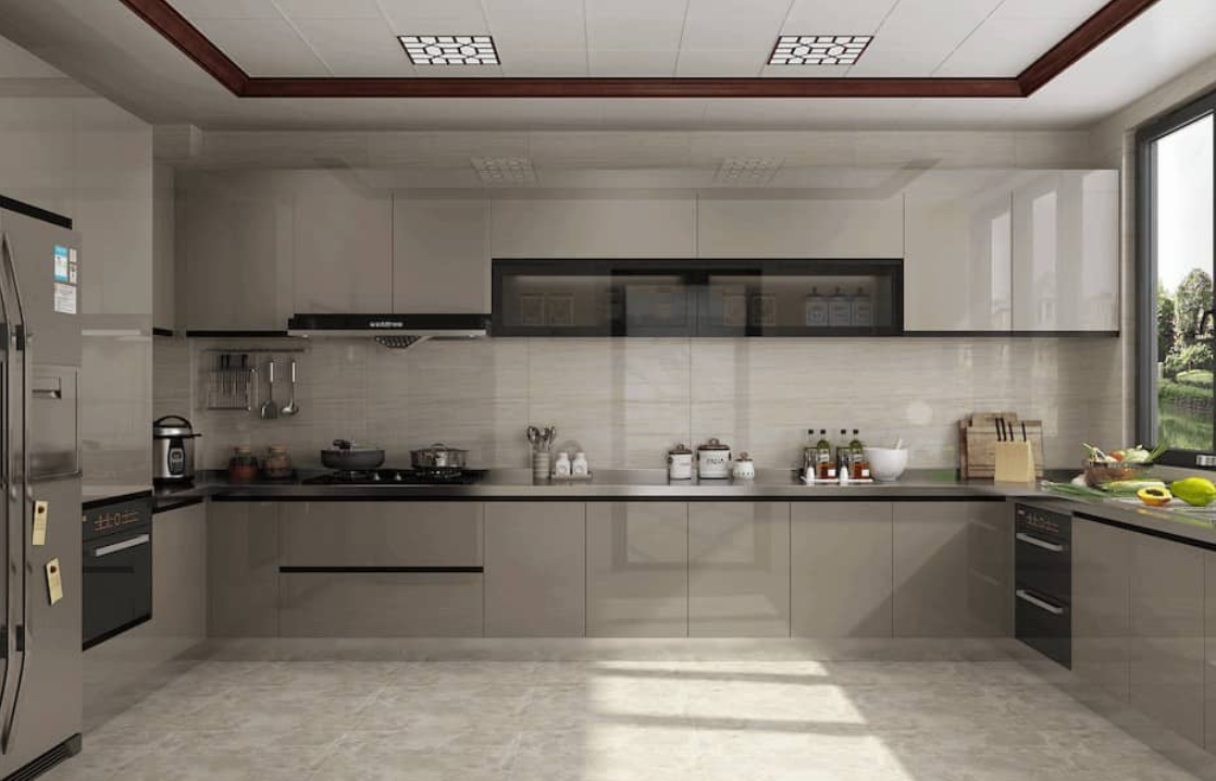 gloss kitchen units